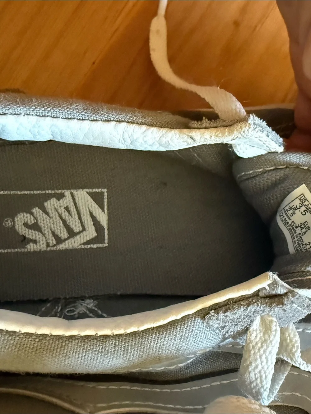 Vans Kids Gray Suede Lace-Up Sneakers